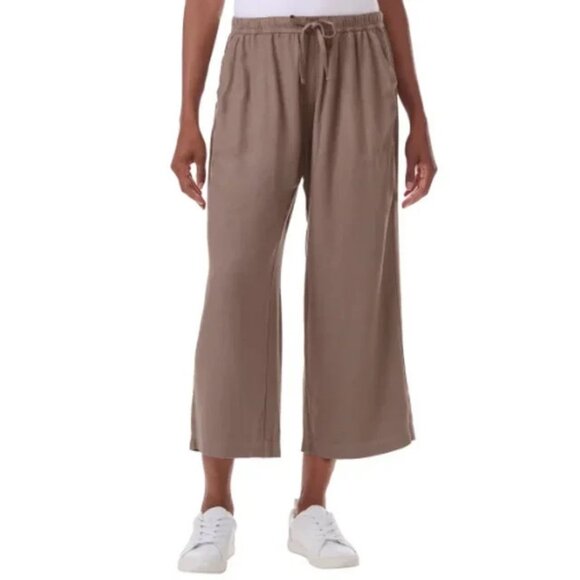 Splendid Ladies' Wide Leg Crop Pant, Light (Brown, S) - Picture 1 of 1